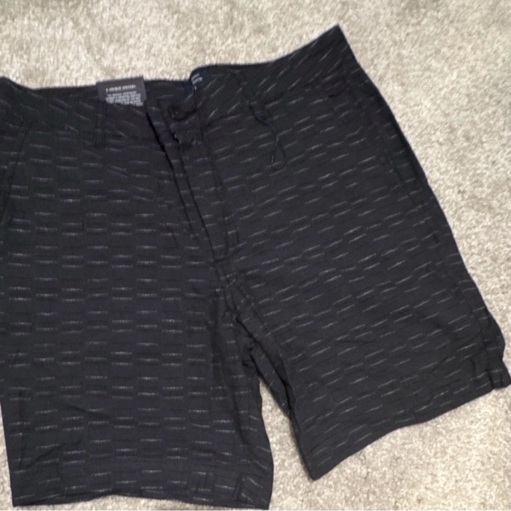 Ben Sherman Black Striped Shorts Sz 33